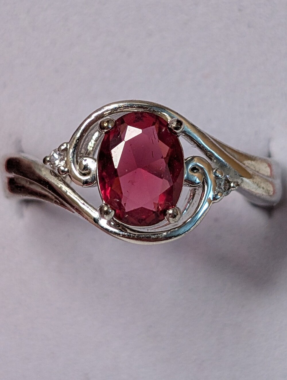 3 for $25 Fragrant Jewels Size 8 Ring Red Stone NWOT